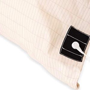 Conductive grounding pillowcase,new, SET of TWO